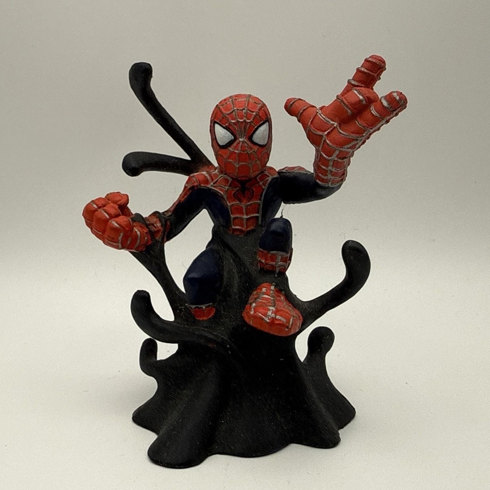 Marvel Super Hero Squad SPIDER-MAN Black Venom Action Figure Toy
